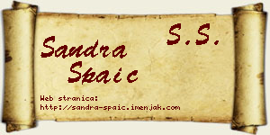 Sandra Spaić vizit kartica